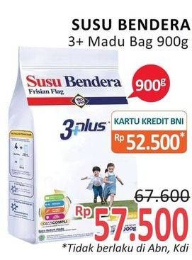 Promo Harga FRISIAN FLAG Susu Bendera 3 Plus Madu 900 gr - Alfamidi