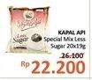 Promo Harga Kapal Api Special Mix Less Sugar per 20 sachet 19 gr - Alfamidi