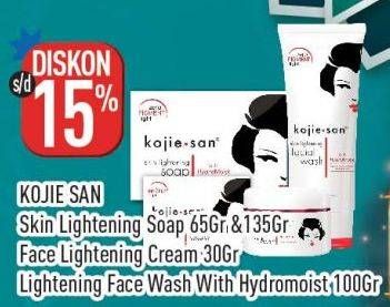 Harga Kojie San Skin Lightening Soap/Face Lightening Cream/Facial Wash with Hydromoist