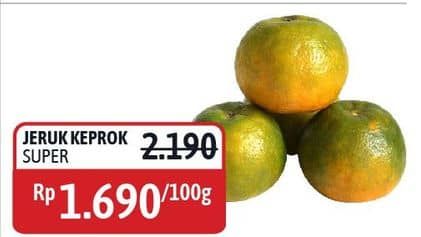 Promo Harga Jeruk Keprok Super per 100 gr - Alfamidi