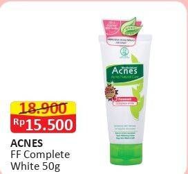 Promo Harga ACNES Facial Wash Complete White 50 gr - Alfamart