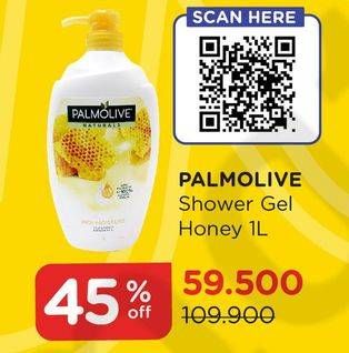 Promo Harga PALMOLIVE Shower Gel Milk Honey 1 ltr - Watsons
