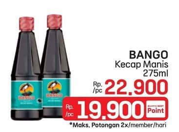 Promo Harga Bango Kecap Manis 275 ml - LotteMart