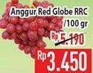 Promo Harga Anggur Red Globe Cina per 100 gr - Hypermart