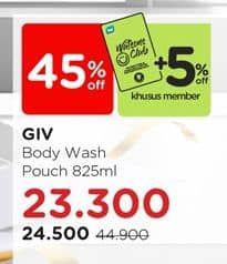 Promo Harga GIV Body Wash 825 ml - Watsons