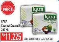 Promo Harga KARA Coconut Cream (Santan Kelapa) 200 ml - Hypermart