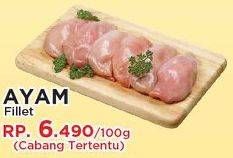 Promo Harga Ayam Fillet per 100 gr - Yogya