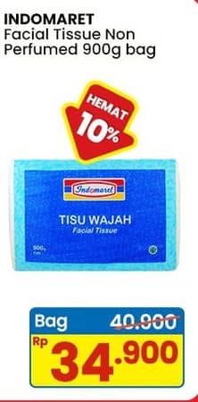 Promo Harga Indomaret Facial Tissue Non Perfumed 900 gr - Indomaret