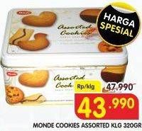Promo Harga MONDE Assorted Cookies 320 gr - Superindo