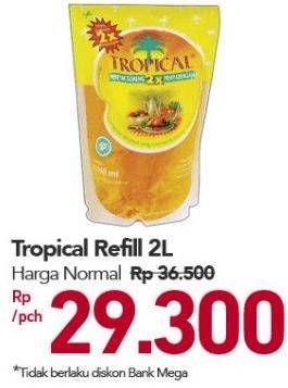 Promo Harga TROPICAL Minyak Goreng 2000 ml - Carrefour