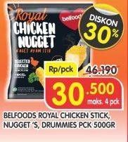 Promo Harga BELFOODS Royal Nugget 500 gr - Superindo