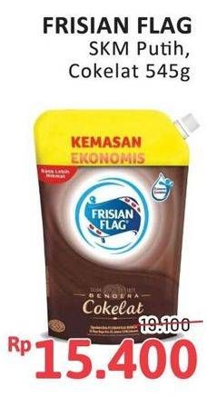 Promo Harga Frisian Flag Susu Kental Manis Putih, Cokelat 545 gr - Alfamidi