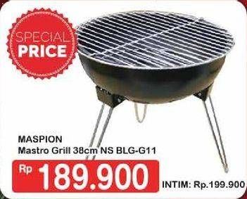 Promo Harga MASPION Mastro Grill 38 Cm BLG-G11  - Hypermart