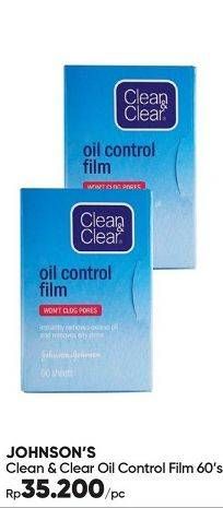 Promo Harga CLEAN & CLEAR Oil Control Film 60 pcs - Guardian