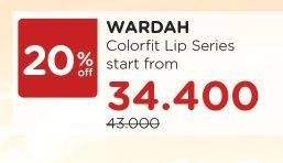 Promo Harga WARDAH Colorfit Velvet Matte Lip Mousse  - Watsons