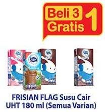 Promo Harga FRISIAN FLAG Susu UHT Purefarm All Variants per 3 pcs 180 ml - Indomaret
