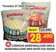 Promo Harga CORNICHE Marshmallows Mini, Mini White 200 gr - Superindo