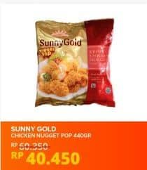 Promo Harga Sunny Gold Chicken Nugget Pop 440 gr - Yogya