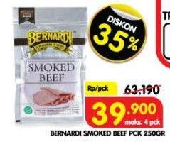 Promo Harga BERNARDI Smoked Beef 250 gr - Superindo