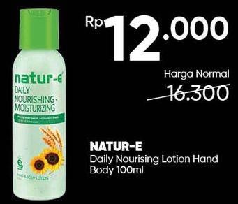 Promo Harga NATUR-E Hand Body Lotion Daily Nourishing 100 ml - Guardian