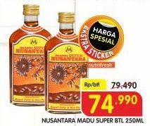 Promo Harga MADU NUSANTARA Madu Super 250 ml - Superindo