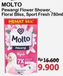 Promo Harga Molto Pewangi Floral Bliss, Flower Shower, Sports Fresh 780 ml - Alfamart