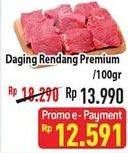 Promo Harga Daging Rendang Sapi Premium per 100 gr - Hypermart