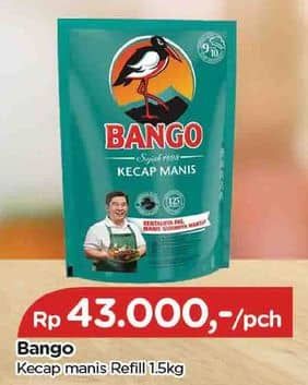 Promo Harga Bango Kecap Manis 1525 kg - TIP TOP