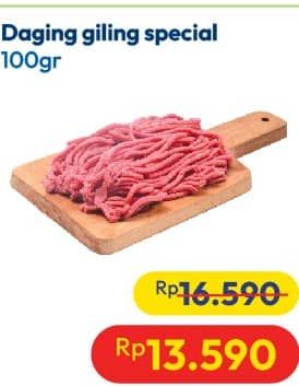 Promo Harga Daging Giling Sapi Spesial per 100 gr - Hypermart