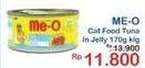 Promo Harga ME-O Cat Food Tuna In Jelly 170 gr - Indomaret