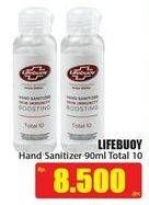 Promo Harga LIFEBUOY Hand Sanitizer Total 10 90 ml - Hari Hari