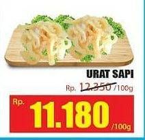 Promo Harga Urat Sapi per 100 gr - Hari Hari