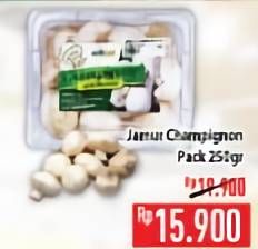 Promo Harga Jamur Champignon (Jamur Kancing) 250 gr - Hypermart