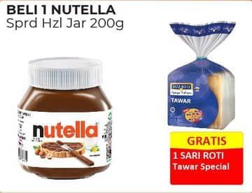 Promo Harga Nutella Jam Spread Chocolate Hazelnut 200 gr - Alfamart