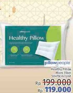 Promo Harga PILLOW PEOPLE Healthy Pillow 50x70cm  - LotteMart