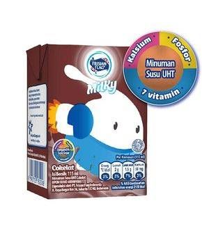 Promo Harga Frisian Flag Susu UHT Milky Zuzhu Zazha Chocolate 115 ml - Indomaret