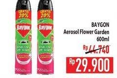 Promo Harga BAYGON Insektisida Spray Flower Garden 675 ml - Hypermart