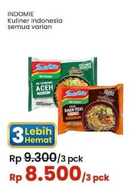 Promo Harga Indomie Mie Instant Kuliner Nusantara  - Indomaret