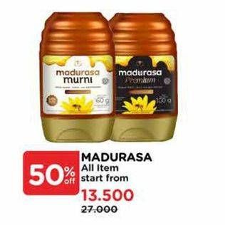 Promo Harga Madurasa Madu Murni All Variants 150 gr - Watsons