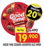 Promo Harga Good Time Chocochips Assorted Cookies Tin 149 gr - Superindo