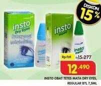 Promo Harga INSTO Dry Eye Drops Dry Eyes, Reguler 7 ml - Superindo
