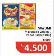 Promo Harga MAYUMI Mayonnaise Original, Pedas 100 gr - Alfamidi