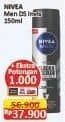 Promo Harga Nivea Men Deo Spray Black White Invisible Fresh, Black White Invisible Original 150 ml - Alfamart