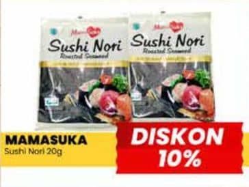 Promo Harga Mamasuka Sushi Nori 20 gr - Yogya