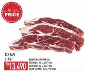 Promo Harga Iga Sapi per 100 gr - Hypermart