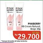 Promo Harga PINKBERRY BB Cream Natural, Beige 30 gr - Alfamidi