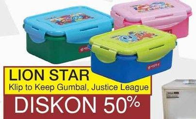 Promo Harga LION STAR Klip To Keep Gumbal, Justice League  - Yogya