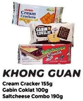 Promo Harga Khong Guan Cream Cracker/ Gabin Coklat/ Saltcheese Combo  - Yogya