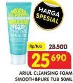 Promo Harga ARIUL Smooth & Pure Cleansing Foam 50 ml - Superindo