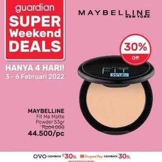 Promo Harga MAYBELLINE Fit Me Mate + Pore Compact Powder  - Guardian